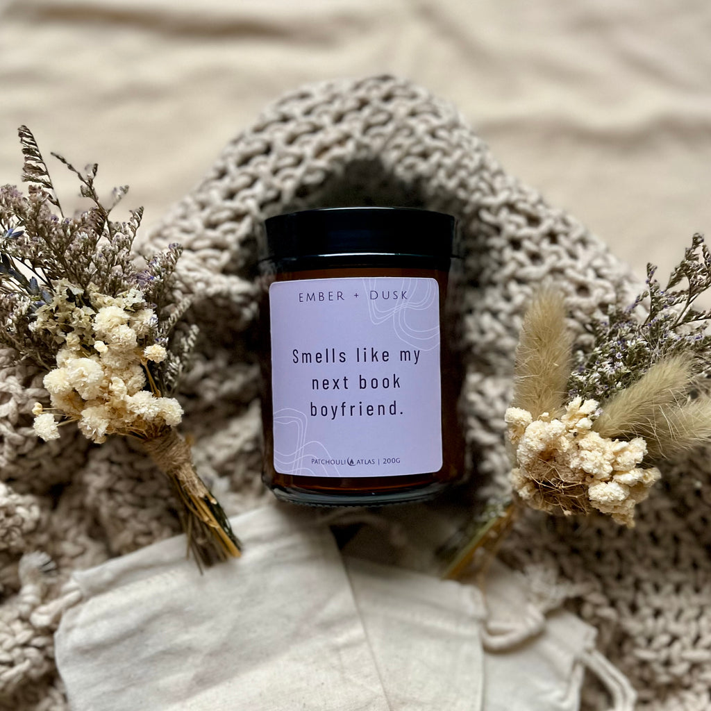 Smells Like My Next Book Boyfriend soy candle