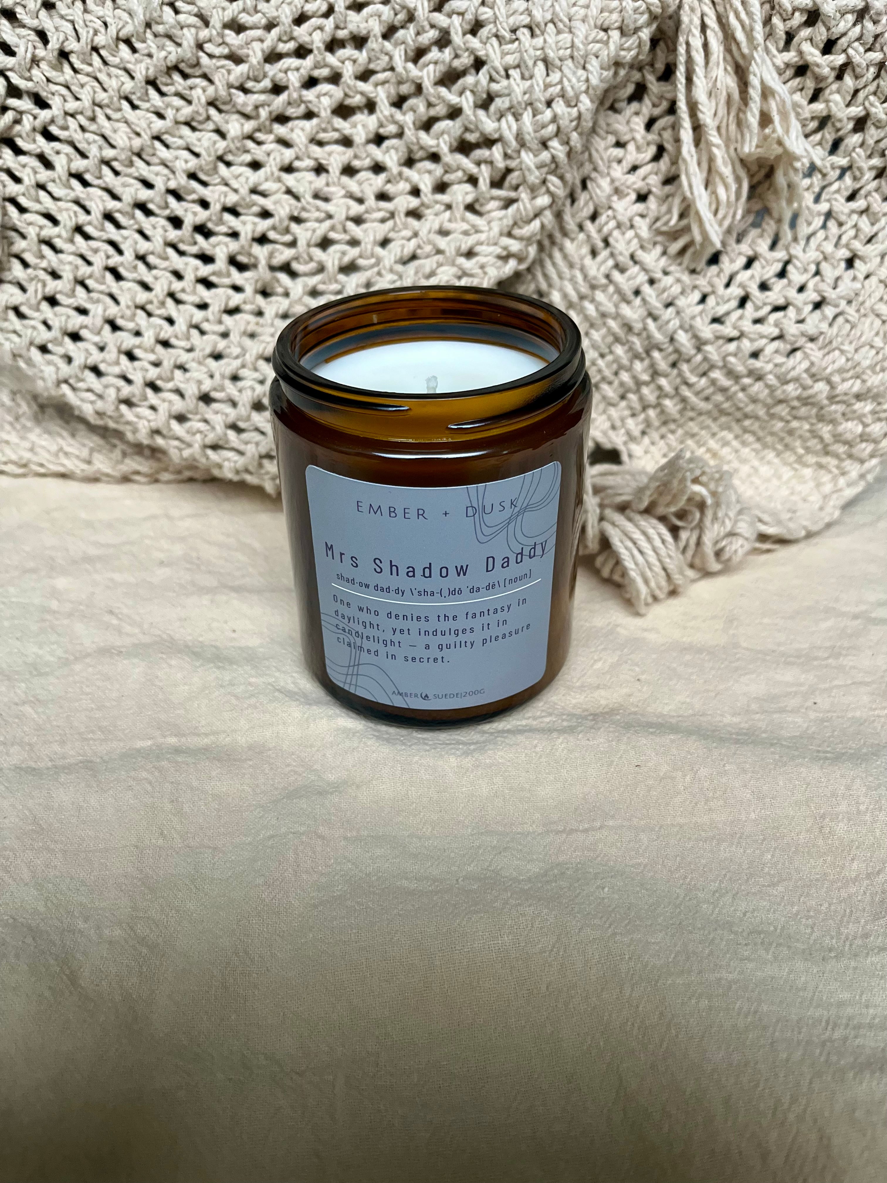 Mrs Shadow Daddy soy candle