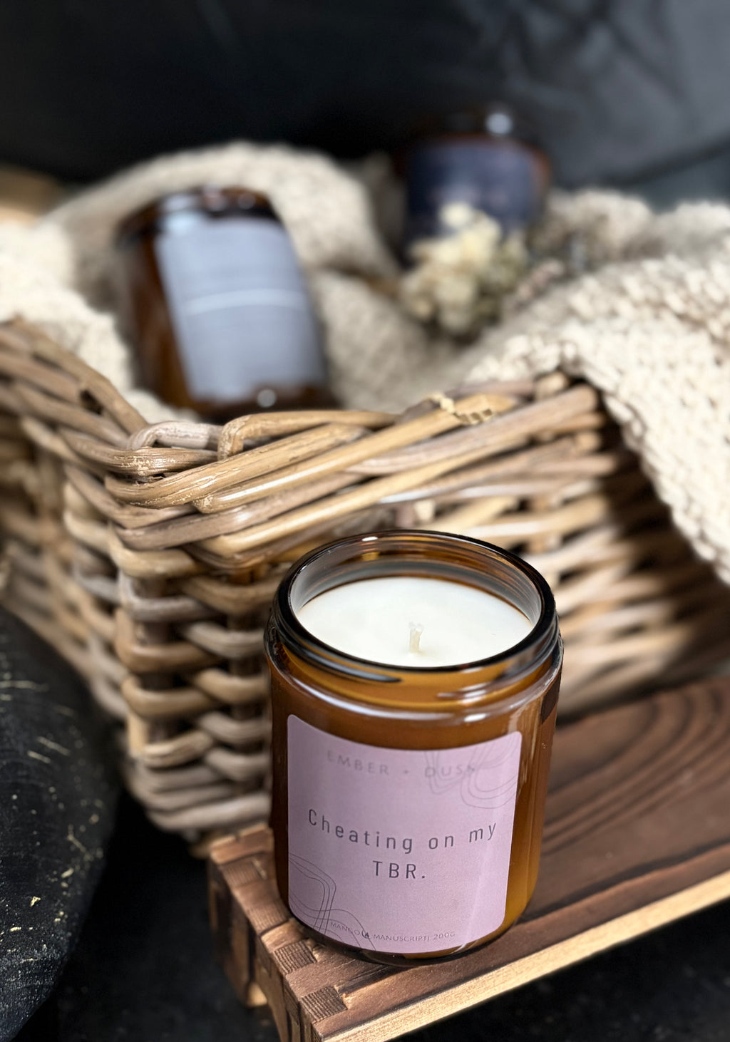 Smells Like My Next Book Boyfriend soy candle