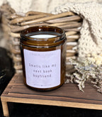Smells Like My Next Book Boyfriend soy candle