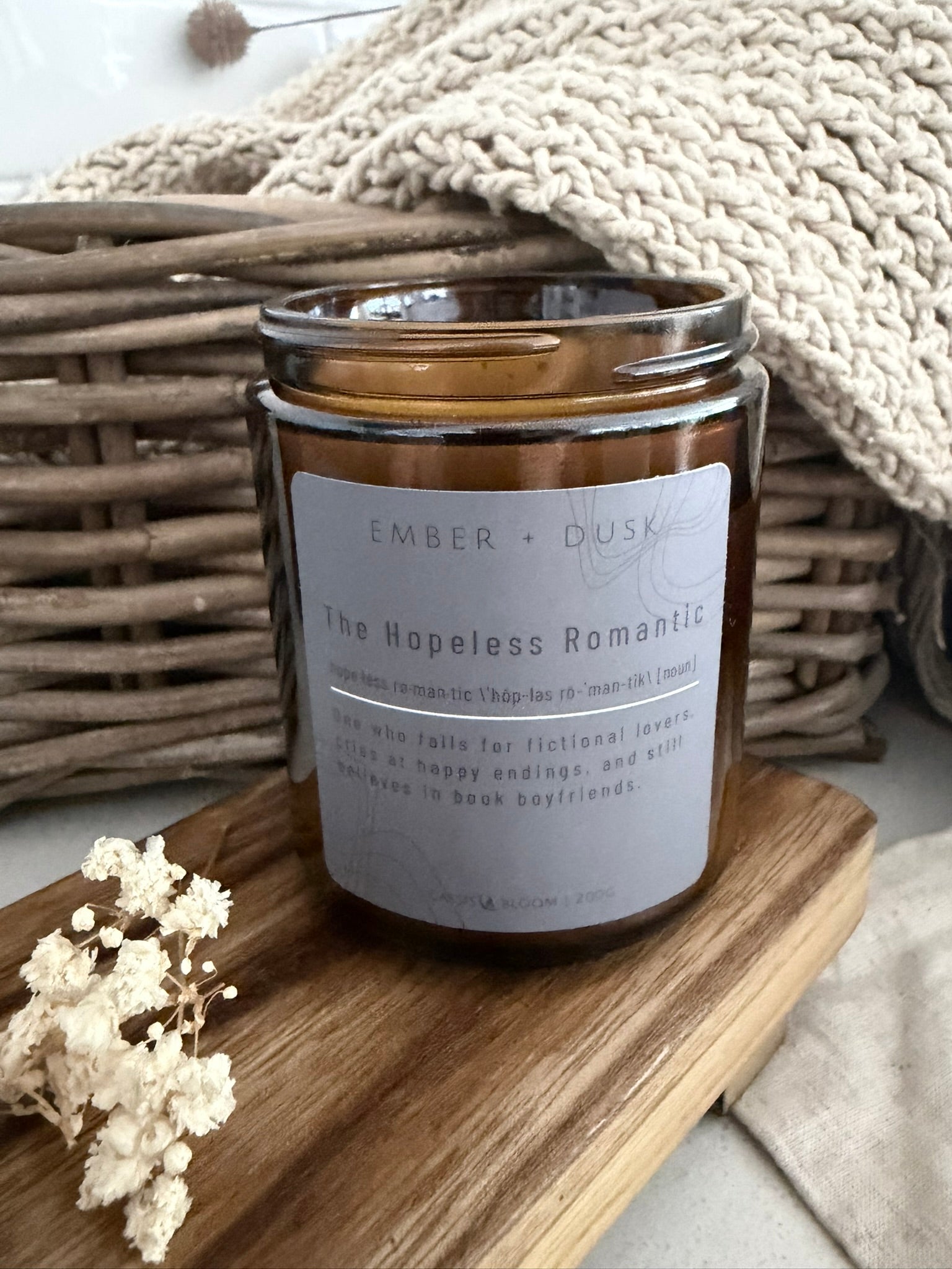The Hopeless Romantic soy candle